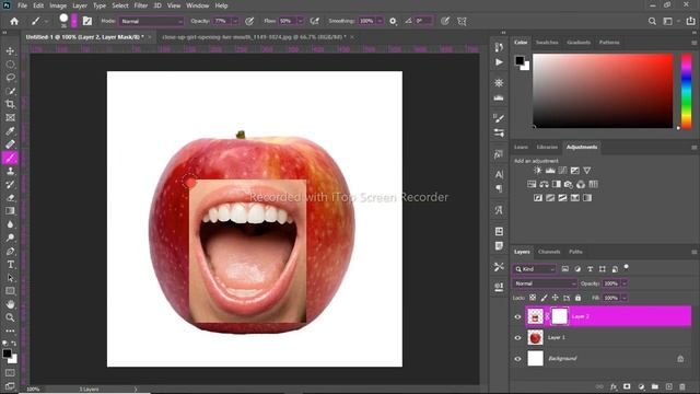 Apple manipulation in photoshop @creativestudios_132 смотреть онлайн