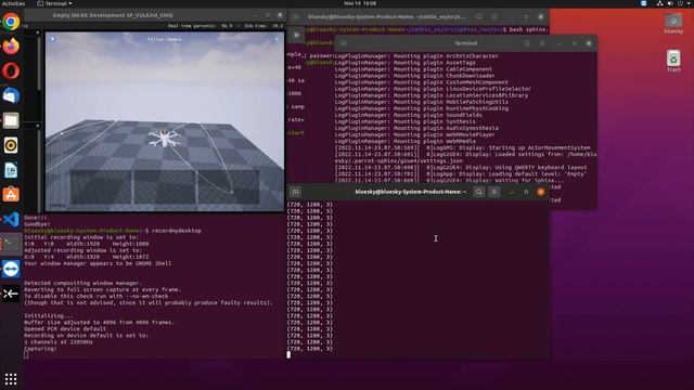 Parrot Anafi Keyboard Control and Video Stream on Parrot Sphinx Simulator using ROS and Olympe смотреть онлайн
