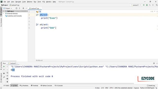 #11: Control Flow | if...else... Statement in Python | Simple Example for beginners | C.M.Prasad смотреть онлайн