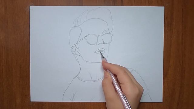 Красивый мальчик / Как нарисовать лицо мальчика / Beautiful boy / How to draw a boy's face смотреть онлайн