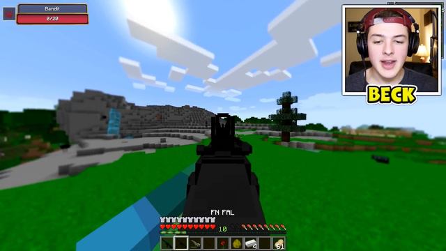 Minecraft FORTNITE GUNS MOD | GOLD SCAR, ROCKET LAUNCHER, SHOTGUNS & MORE!! смотреть онлайн