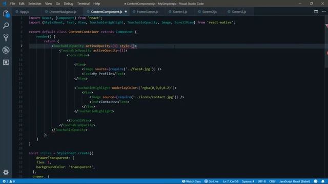 React Native Drawer Navigator Example Custom Contentcomponent, part II | Learn With Vivek смотреть онлайн