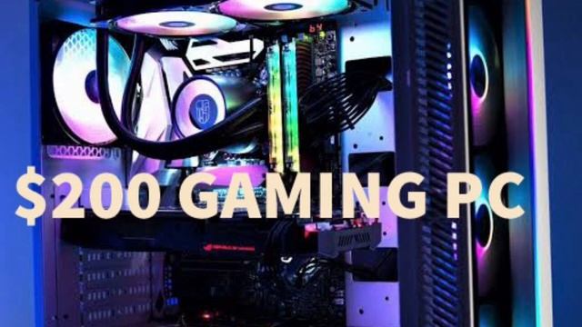 $200 Gaming PC Build 2021!, Intel i7 10700k + RTX 3080 (w/ Benchmarks) смотреть онлайн