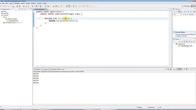 Learn Java Tutorial for Beginners, Part 5 For Loops смотреть онлайн