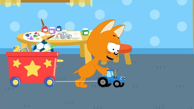 Canción Del Tractor Azul | Canciones Infantiles | El Gatito Koté