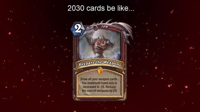 Hearthstone Cards in 2030 be like... смотреть онлайн