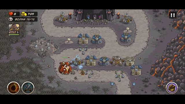 Kingdom rush:прохождение босса Мрачная башня смотреть онлайн