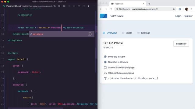 Paparazzi page: Overview — Single-Page Laravel M03E07 смотреть онлайн
