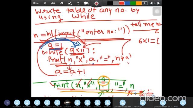WHILE LOOP PYTHON смотреть онлайн