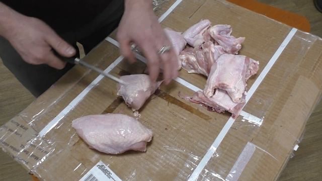 Тест ножа из Х12МФ по притензии клиента. Мастерская "СЛОН & Ко." смотреть онлайн