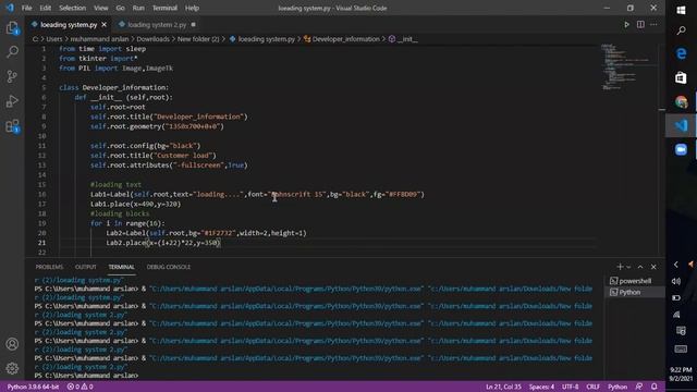 How can create the advance level loading bar in python смотреть онлайн