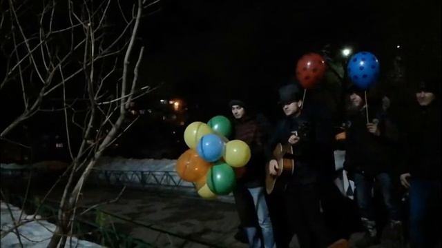 Серенада под окном, примирение, саксофон, гитара. Тольятти смотреть онлайн