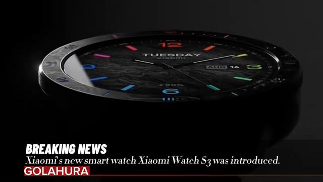 Xiaomi's new smart watch Xiaomi Watch S3 was introduced. смотреть онлайн