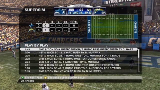 (First Game!) Madden NFL 09 SuperStar Mode Part 2 смотреть онлайн