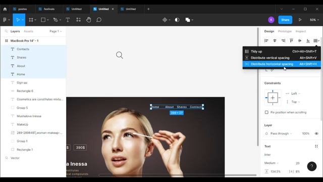 Beauty Website Figma UI Design - Tutorial смотреть онлайн