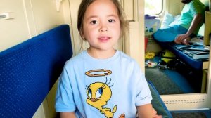 24 ЧАСА В ПОЕЗДЕ. ВЛОГ/Анютка малютка