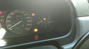 Моргание индикатора на панели при самостоятельной диагностике ABS Honda CR-V RD1