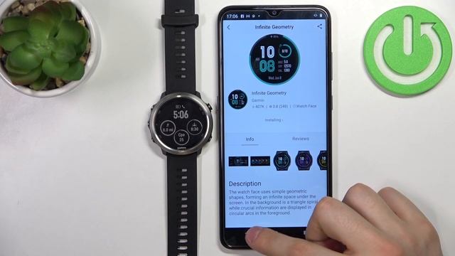 Как установить дополнительный циферблат на GARMIN Forerunner 645 смотреть онлайн