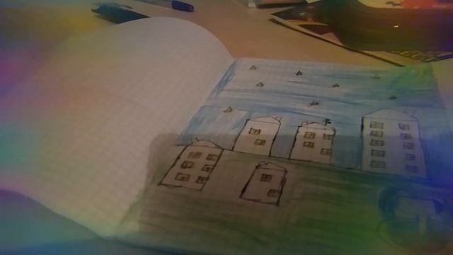 Как нарисовать ночной город смотреть онлайн