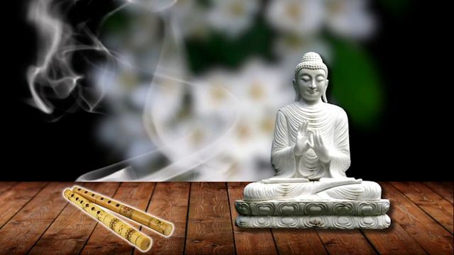 Calming Bamboo Serenade | Flute Meditation Music смотреть онлайн