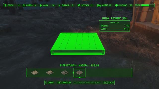 Asentamiento. Conceptos básicos para el refugio en Fallout 4 en español. смотреть онлайн