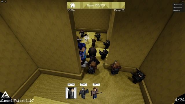 Roblox BACKROOMS TOWER DEFENSE Map TUTORIAL Level 0 Can We Beat The SMILER смотреть онлайн