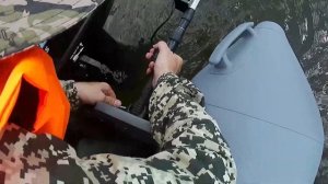 Лодочный мотор Gladiator 9.8. Первый пуск, ТИПА обкатка)) и просто покатушки