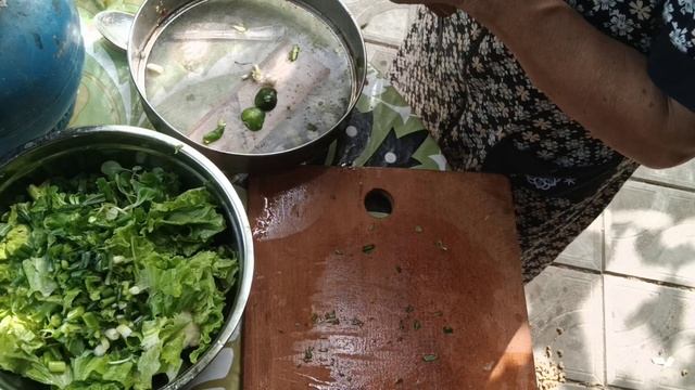 Выходной день, вкусный рыбный суп.??⬛??