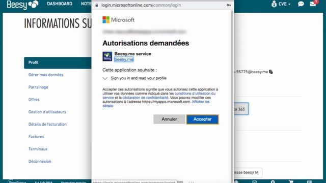 Lier son compte Microsoft Office 365 à Beesy смотреть онлайн