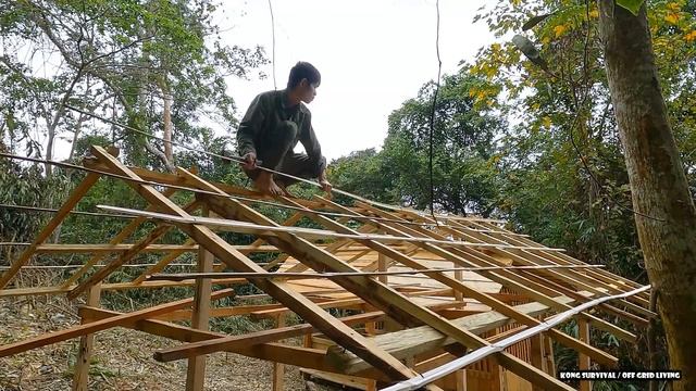 Night at the shack, Harvest cabbage leaves to feed the pigs - Build a farm | Ep.83 смотреть онлайн