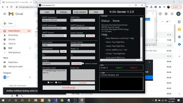 K-On Email Sender V2.0 смотреть онлайн