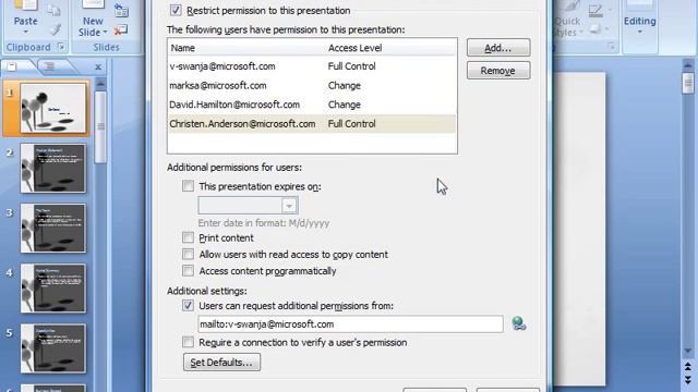 Restricting Access to Documents and Messages смотреть онлайн