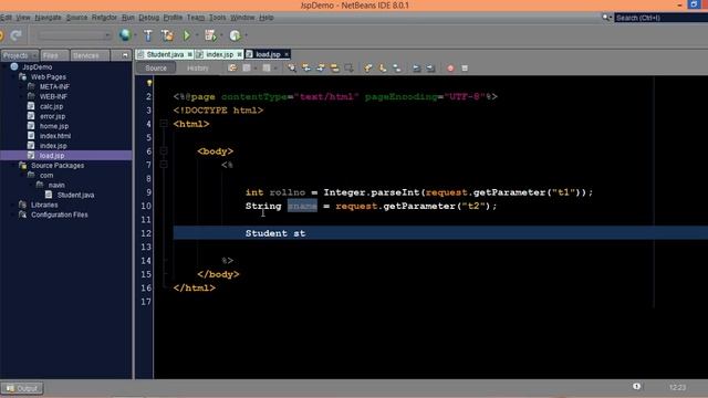 JSP UseBean for Object Creation Example in MVC part 1 JSP Standard Tag Library JSTL смотреть онлайн