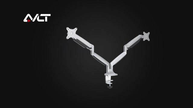 AVLT Dual 32" Monitor Desk Mount Premium Gas Spring Monitor Arm Assists Height Adjustment Swivel смотреть онлайн
