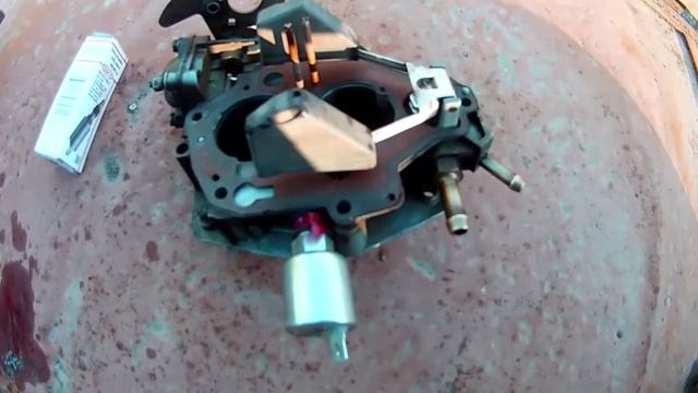 Ремонт карбюратора Солекс(2108)-Сорванная резьба электромагнитного клапана холостого хода(ЭМК) . смотреть онлайн