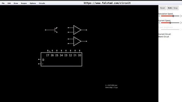 Quickstart Falstad Circuit Simulator смотреть онлайн
