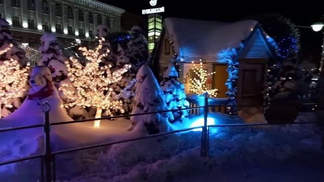 Фестиваль снежных и ледяных фигур "Снежная сказка в Курске" #Курск #ледяныефигуры смотреть онлайн