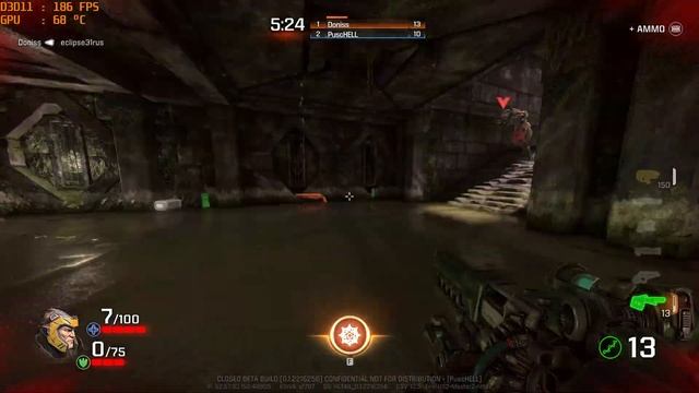 Quake Champions @ Palit Super Jetstream 1080 TI смотреть онлайн