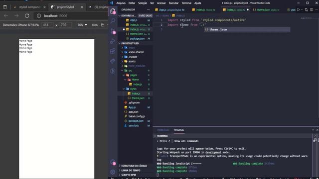 COMO STYLED COMPONENTS FUNCIONA NO REACT NATIVE - SEUS COMPONENTES PADRONIZADOS COM ESTILOS EM CSS? смотреть онлайн
