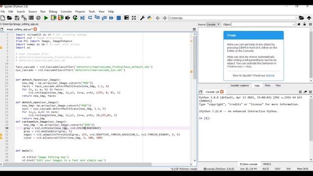 Build a Web App With Python and OpenCv Image Editing App - Lecture 5 смотреть онлайн