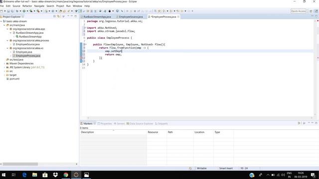 Akka Toolkit - Akka Stream Basic application with Source/Flow/Sink смотреть онлайн