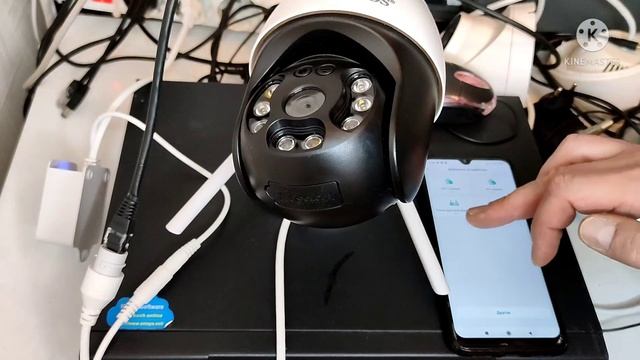 подключение WiFi камеры на приложении Icsee, Xmeye, Icsee Pro по кабелю