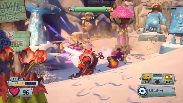 Plants vs Zombies Garden Warfare 2 - ЗОМБИ НАСТУПАЮТ о_0 Держать Оборону ! смотреть онлайн