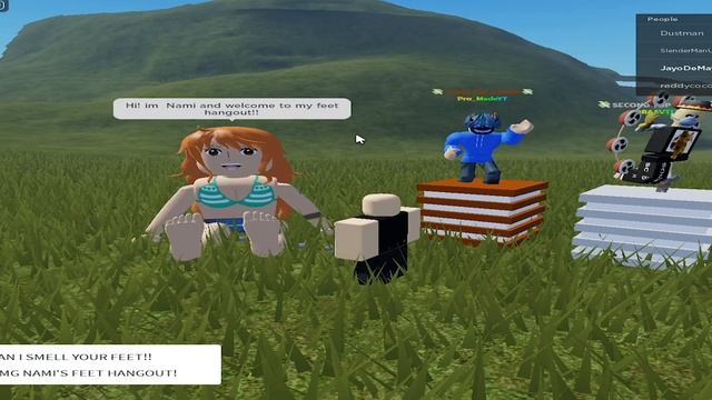 nami feet hangout roblox game review смотреть онлайн