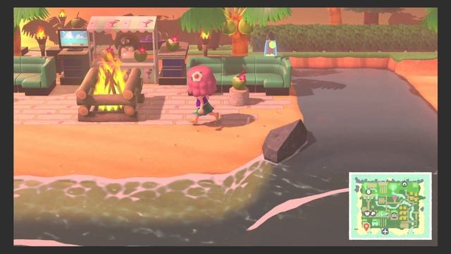 Tropical Island Resort Island Tour! | Animal Crossing New Horizons смотреть онлайн