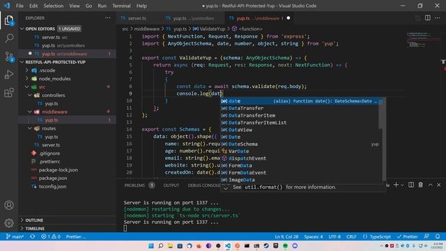 RESTful API data Validation #2 - Yup [2022] смотреть онлайн