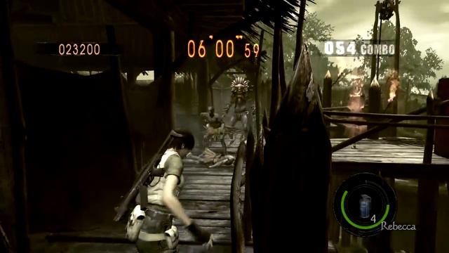 【XBOX360】Resident Evil 5 Mercenaries Reunion solo Village 集落 1067k レベッカ смотреть онлайн