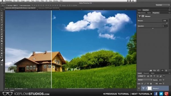 Vibrance VS Saturation in Photoshop