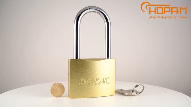 Замок навесной ЗН-810 с длинной дужкой, размер 75 мм