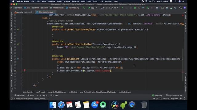 Firebase Phone Authentication Android Tutorial | Login User With OTP | 2020 смотреть онлайн